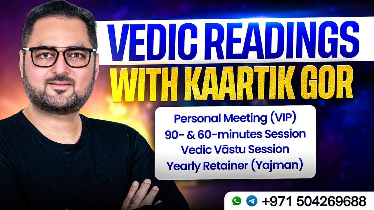 Why Vedic Astrology & Vastu? Kaartik Gor