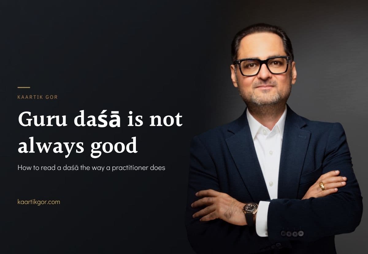 How to read a daśā the way a practitioner does
